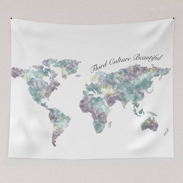 Item preview, Third Culture, Watercolour World Map designed and sold by HaanaSam.