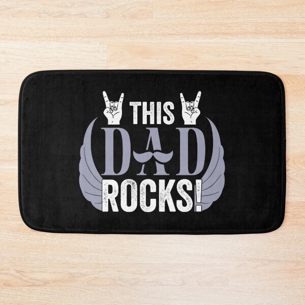 Item preview, Happy Fathers Day - This Dad Rocks - Fathers Day Funny Moustahe - Happy Fathers Day 2021 designed and sold by MinimalSketches.
