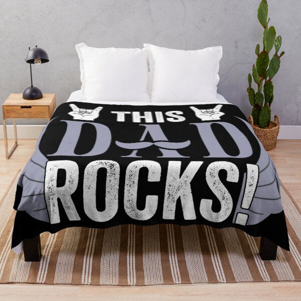Item preview, Happy Fathers Day - This Dad Rocks - Fathers Day Funny Moustahe - Happy Fathers Day 2021 designed and sold by MinimalSketches.