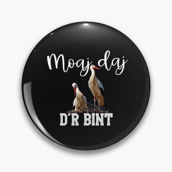 Item preview, The Netherlands-Stork Bird, Nld, Provincie, Moaj daj d'r bint designed and sold by DiensDesign.