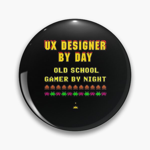 Item preview, UX designer by day, old school gamer by night designed and sold by OoyootBespredel.