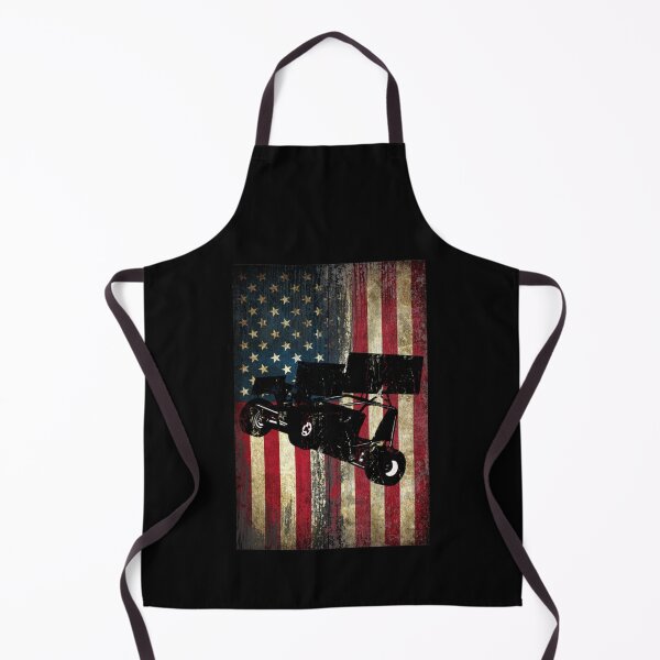 Artikelvorschau, Sprint Car Dirt Track Racing Distressed Amerikanische Flagge USA entworfen und verkauft von Ilyayao.