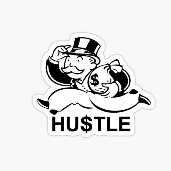 Item preview, 'Monopoly Hustle' Life & Entrepreneur Motivation designed and sold by ZoomOutlet.