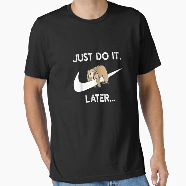Item preview, Do It Later Funny Sleepy Sloth For Lazy Sloth Lover Classic T-Shirt designed and sold by LatishaGonzalez.