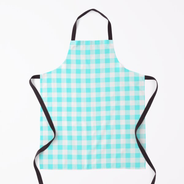 Item preview, floral blue checkered Print  designed and sold by KnitNknot.