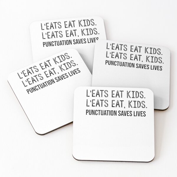 Item preview, Punctuation saves lives Lets eat kids Funny English grammar designed and sold by Heddar Badreddine.