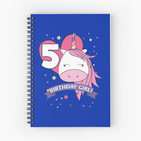 Item preview, Birthday Girl! Unicorn 5th Birthday graphic design Gifts designed and sold by No Limits T-Shirts.
