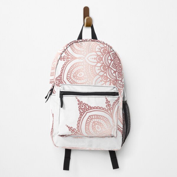 Item preview, Rose gold floral mandala designed and sold by felinefeelings.