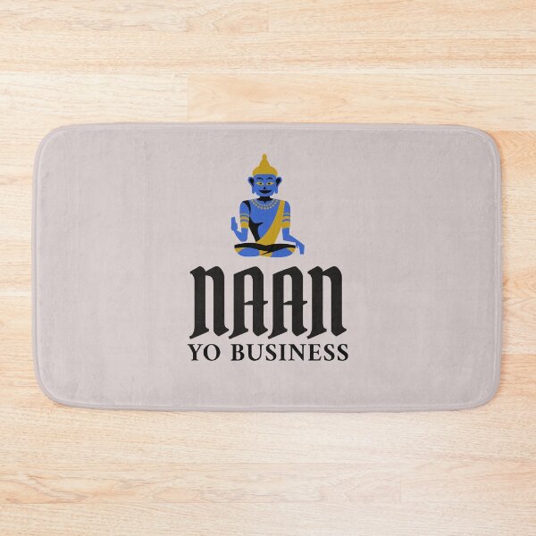 Item preview, Naan Yo Business Indian Food Pun designed and sold by TrndSttr.