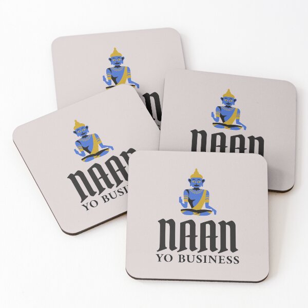 Item preview, Naan Yo Business Indian Food Pun designed and sold by TrndSttr.