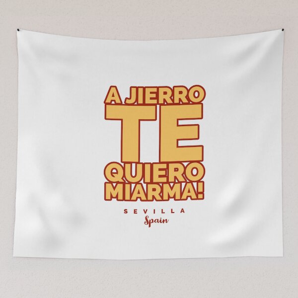 Artikelvorschau, A jierro te quiero mi arma mi arma sevilla Seville Spain  entworfen und verkauft von Tropical Blood.