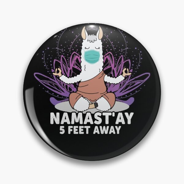 Item preview, Lama in yoga position with lotus flower designed and sold by JeremyMadaci.