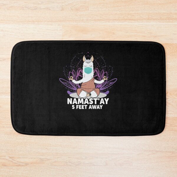 Item preview, Lama in yoga position with lotus flower designed and sold by JeremyMadaci.