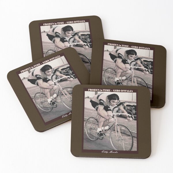 Item preview, GIRO D ITALIA : Vintage Eddy Merckx Bicycle Racing Advertising Print designed and sold by posterbobs.