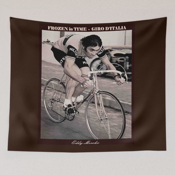 Item preview, GIRO D ITALIA : Vintage Eddy Merckx Bicycle Racing Advertising Print designed and sold by posterbobs.