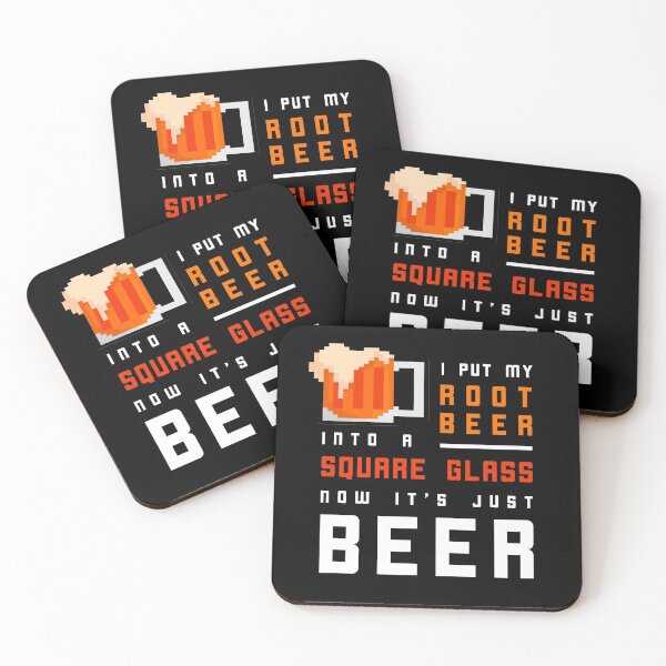 Item preview, Root Beer into a Square Glass designed and sold by JahidMunna.