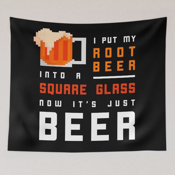 Item preview, Root Beer into a Square Glass designed and sold by JahidMunna.