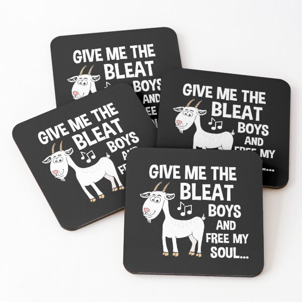 Item preview, Give Me The Bleat Boys Funny Goat designed and sold by WildHoneyDesign.