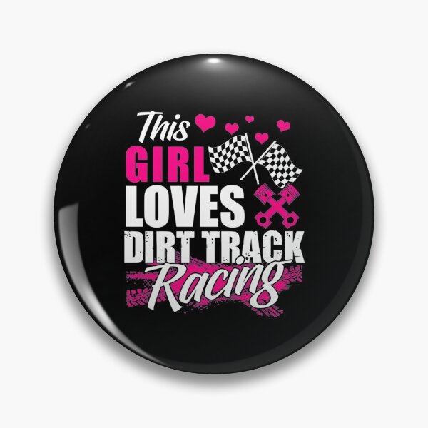Item preview, This Girl Loves Dirt Track Racing Racer Lover Funny Gift designed and sold by Ilyayao.