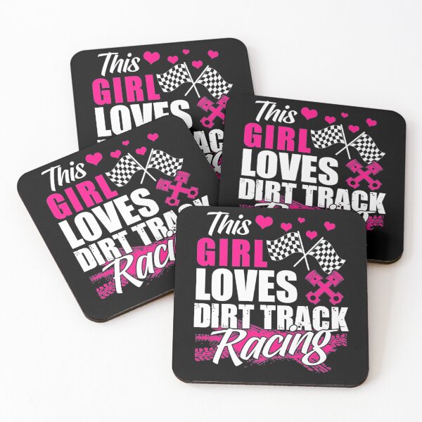 Item preview, This Girl Loves Dirt Track Racing Racer Lover Funny Gift designed and sold by Ilyayao.