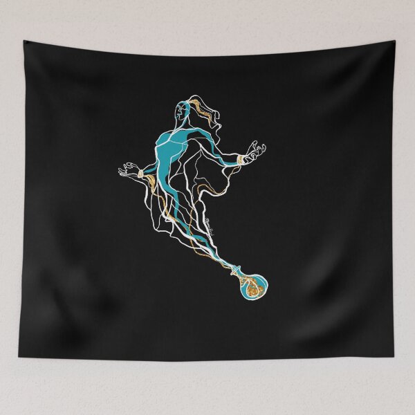 Item preview, Single Line - Djinn (White) designed and sold by MaxencePierrard.