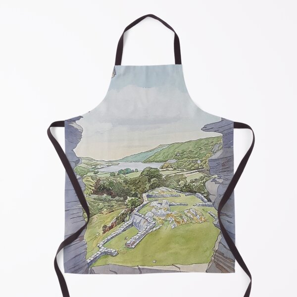 Item preview, Dolbadarn Castle with view of Llyn Padarn, Llanberis designed and sold by Anne Bonner.