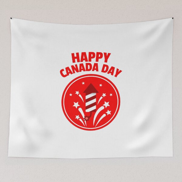 Item preview, Happy Canada Day Fireworks  designed and sold by TrndSttr.