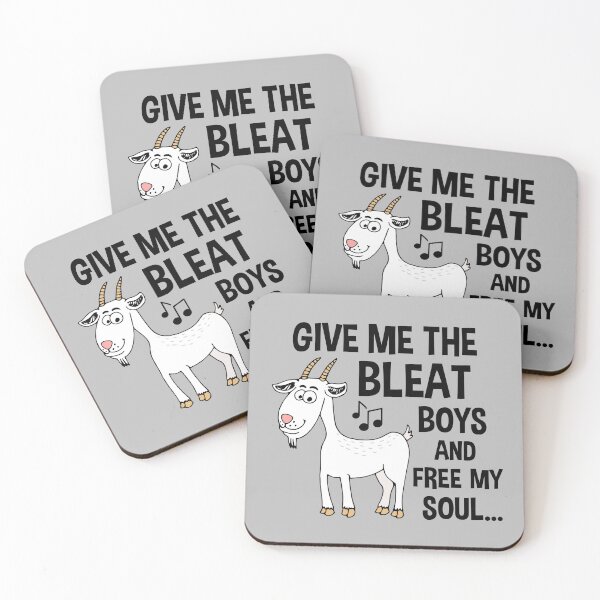 Item preview, Give Me The Bleat Boys Funny Goat designed and sold by WildHoneyDesign.