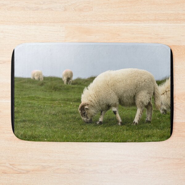 Item preview, Sheep graze on the meadows of the Irish Dingle Peninsula designed and sold by AlbertMi.