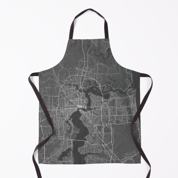Item preview, Jacksonville minimalistic map monochrome dark gray designed and sold by softlycarol.
