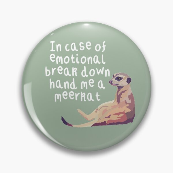 Item preview, M is for Meerkat,Meerkat Artwork – Playful Desert Mammal Illustration and Wildlife Design designed and sold by PrettylittlepastelUk.