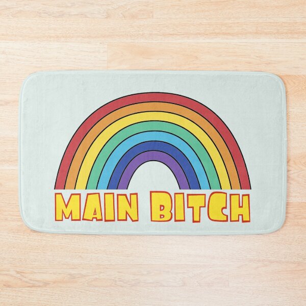 Item preview, The main bitch - cute rainbow typography designed and sold by SidTastic .