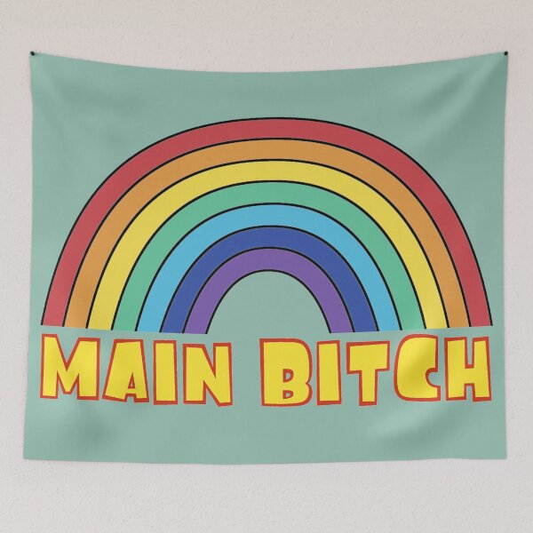 Item preview, The main bitch - cute rainbow typography designed and sold by SidTastic .