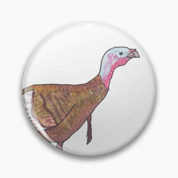 Item preview, Wild Turkey bird species watercolor bird art designed and sold by TheWaterBirds.
