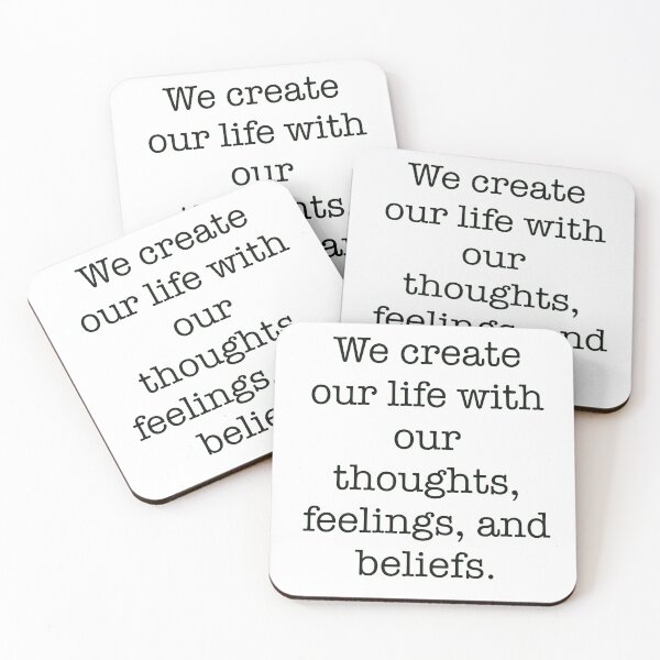 Item preview, We create our life with our thoughts, feelings, and beliefs designed and sold by JessicaTukaj.