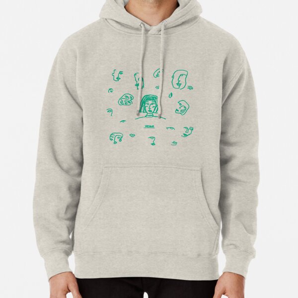 VESGA - GREEN LINEART Pullover Hoodie