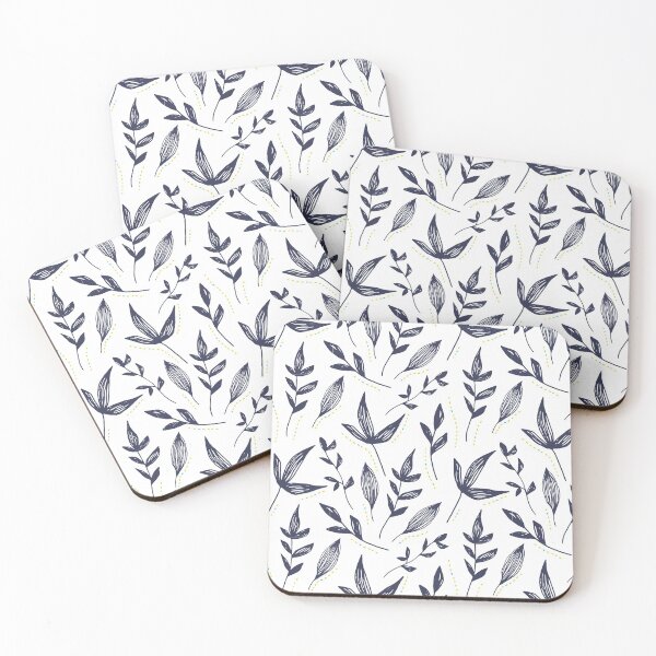Item preview, Floral Blue Pattern designed and sold by Elykia Design.