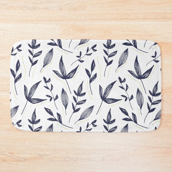 Item preview, Floral Blue Pattern designed and sold by Elykia Design.