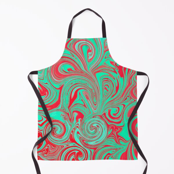 Item preview, Turquoise and Red Abstract Design designed and sold by Carbonbubble.