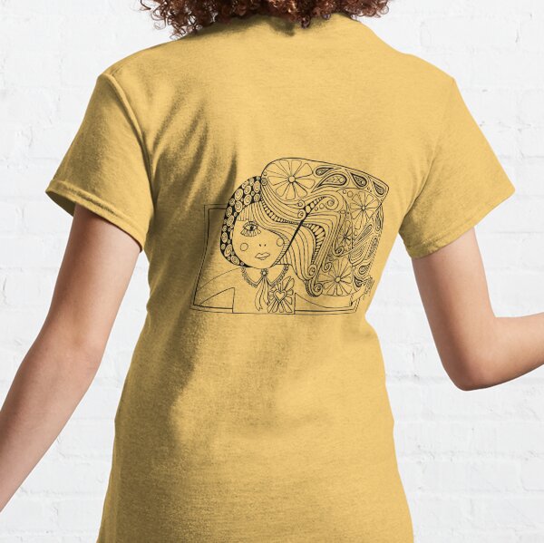 Drawing girl Classic T-Shirt