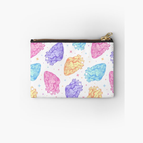 Item preview,  Pastel Anatomical Hearts Scatter on White designed and sold by Paisley Yazel.