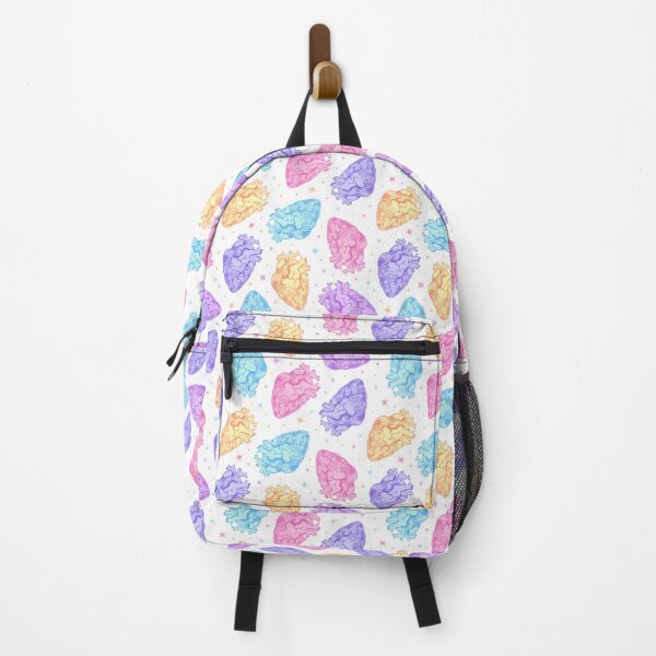 Item preview,  Pastel Anatomical Hearts Scatter on White designed and sold by Paisley Yazel.