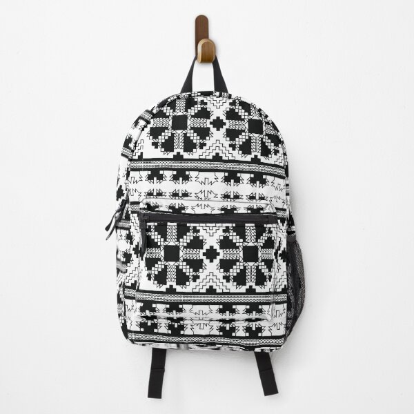 Item preview, Romanian folk motif from Bessarabia (1) Basarabia embroidery in black and white designed and sold by folkyouall.