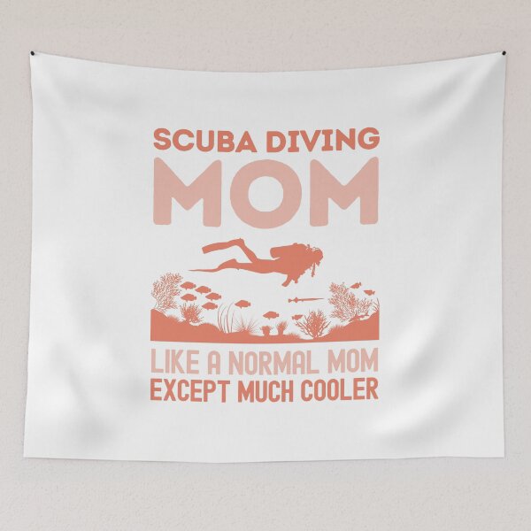 Item preview, Scuba Diving Mom Like a Normal Mom Except Much Cooler designed and sold by StudioAquaLumos.