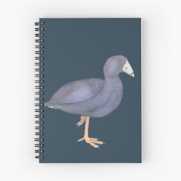 Item preview, American Coot watercolor bird species art designed and sold by TheWaterBirds.