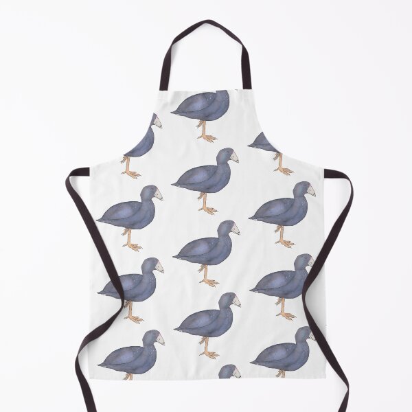 Item preview, American Coot watercolor bird species art designed and sold by TheWaterBirds.