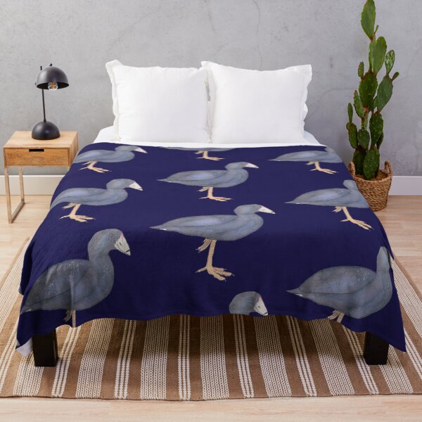 Item preview, American Coot watercolor bird species art designed and sold by TheWaterBirds.