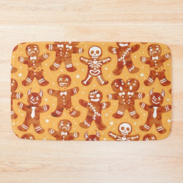 Item preview,  Christmas Ginger Dread Men Gold designed and sold by Paisley Yazel.
