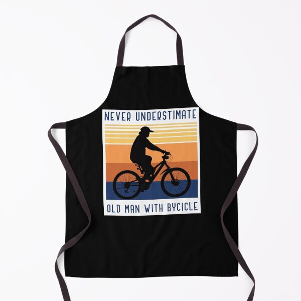 Item preview, never underestimate old man with bicycle designed and sold by GoranDesign.