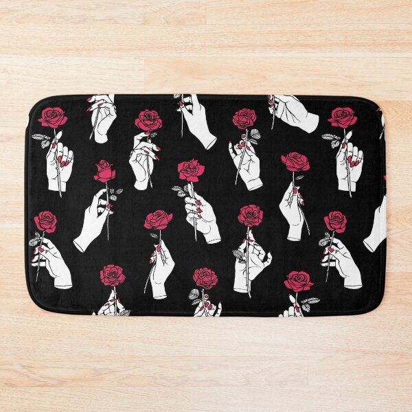 Item preview,  Hands Holding Red Roses on Black designed and sold by Paisley Yazel.